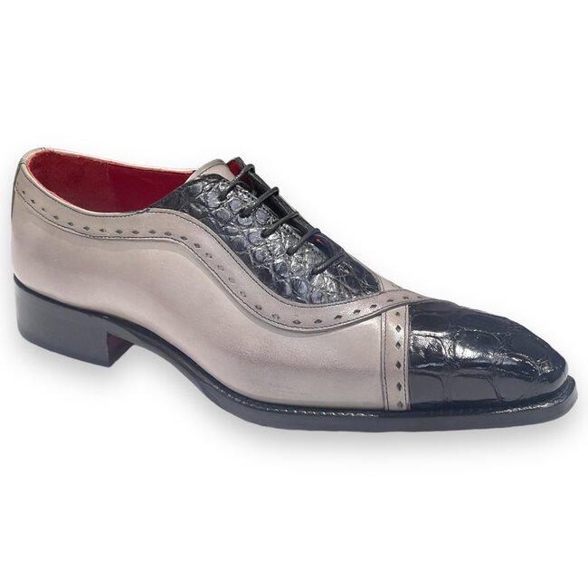 Fennix Fennix "Brandon" Genuine Alligator/ Calf Leather Shoes