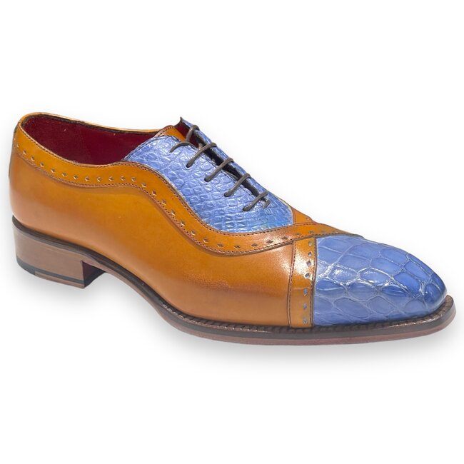 Fennix Fennix "Brandon" Genuine Alligator/ Calf Leather Shoes