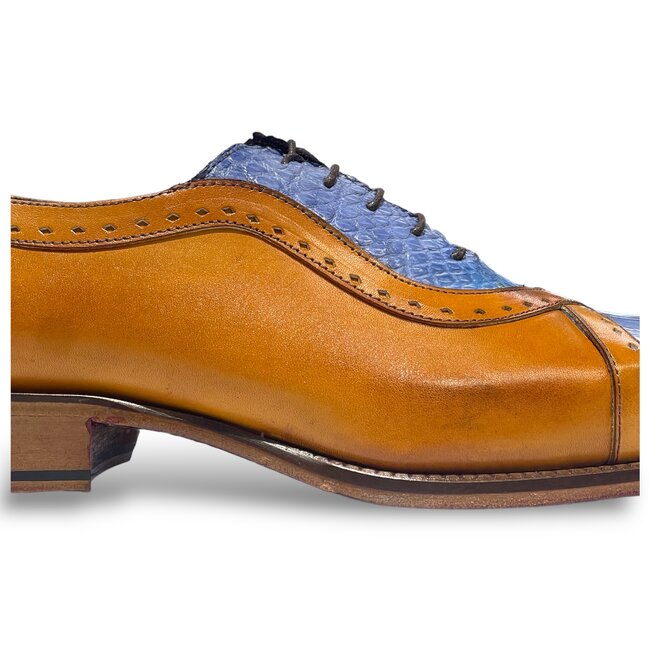 Fennix "Brandon" Genuine Alligator/ Calf Leather Shoes