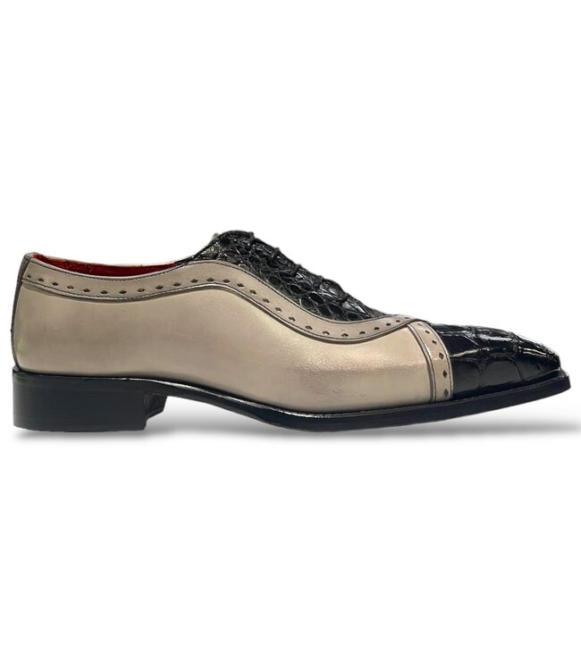 Fennix Fennix "Brandon" Genuine Alligator/ Calf Leather Shoes