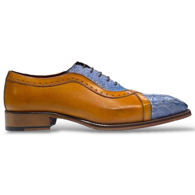 Fennix Fennix "Brandon" Genuine Alligator/ Calf Leather Shoes
