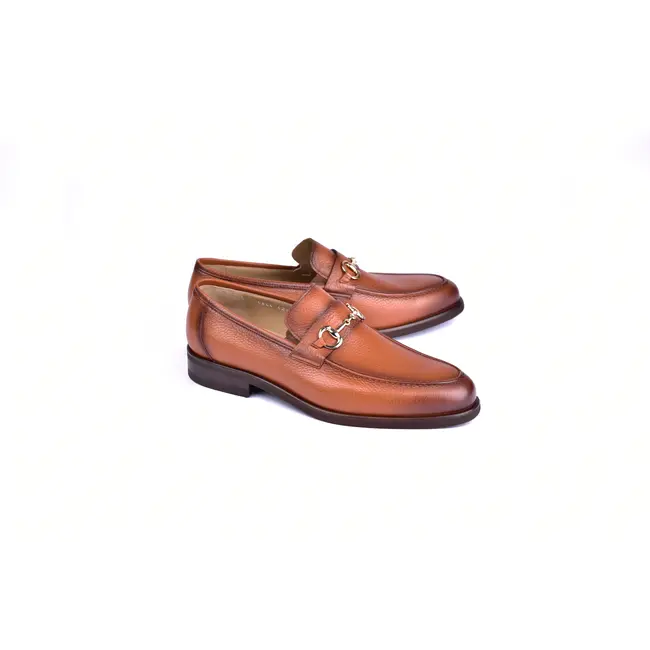 Corrente C001104-5844 Deer Skin Buckle Loafer