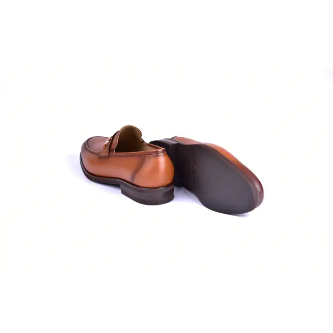 Corrente C001104-5844 Deer Skin Buckle Loafer