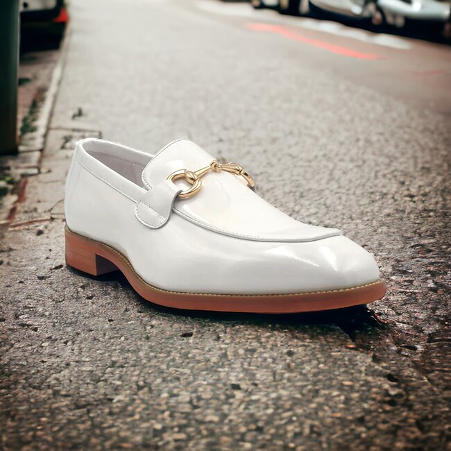 Signature Horse Bit Calfskin Patent Leather Loafer 'KS509-28PG'