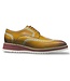 Carrucci Carrucci Lace-up Leather Derby Shoes Wing-Tip