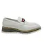 Carrucci Carrucci Loafer Black Leather Men's Slip On Silver Buckle