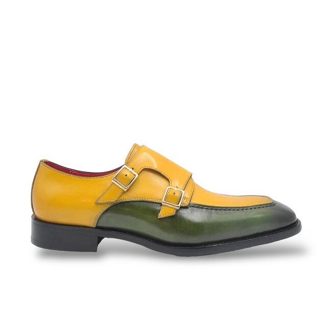Carrucci Double Monk Two Tone Loafer "KS509-45T"