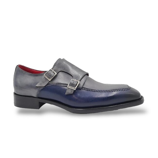 Carrucci Double Monk Two Tone Loafer "KS509-45T"