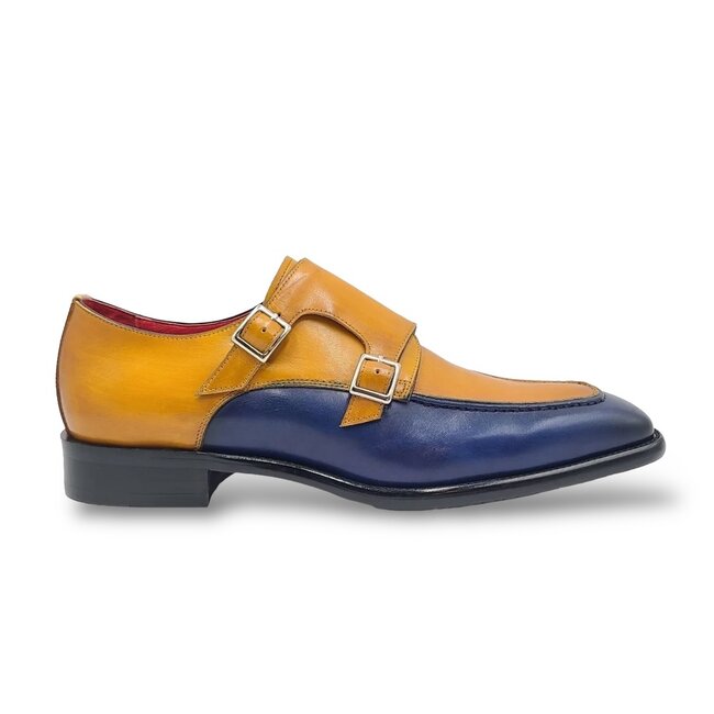 Carrucci Double Monk Two Tone Loafer "KS509-45T"