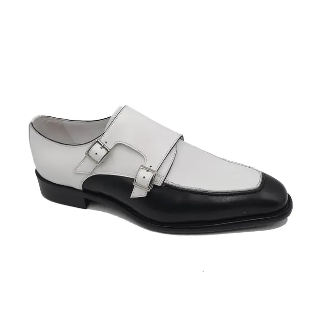 Carrucci Double Monk Two Tone Loafer "KS509-45T"
