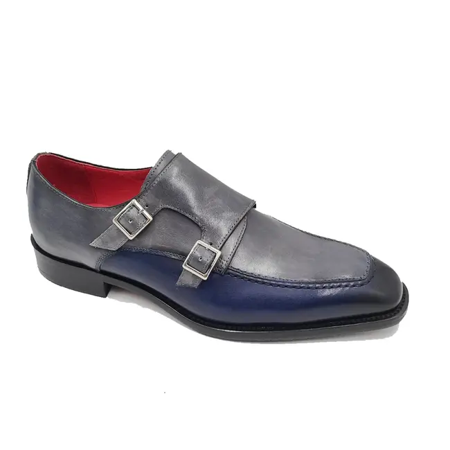Carrucci Double Monk Two Tone Loafer "KS509-45T"