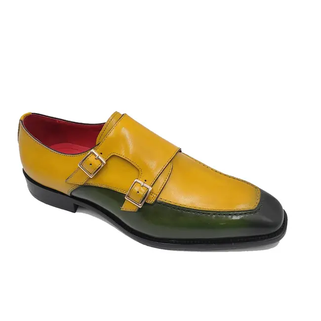 Carrucci Double Monk Two Tone Loafer "KS509-45T"