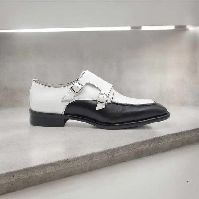 Carrucci Double Monk Two Tone Loafer "KS509-45T"