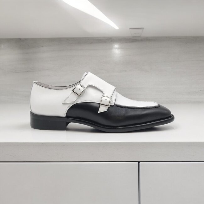 Carrucci Double Monk Two Tone Loafer "KS509-45T"
