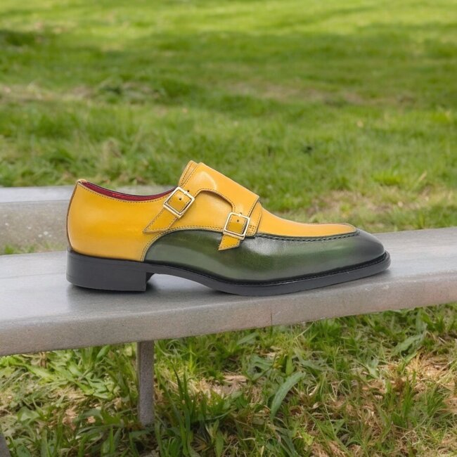 Carrucci Double Monk Two Tone Loafer "KS509-45T"