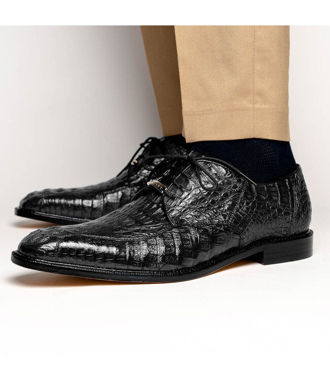 Belvedere Belvedere Genuine Alligator Shoes Chapo - Black