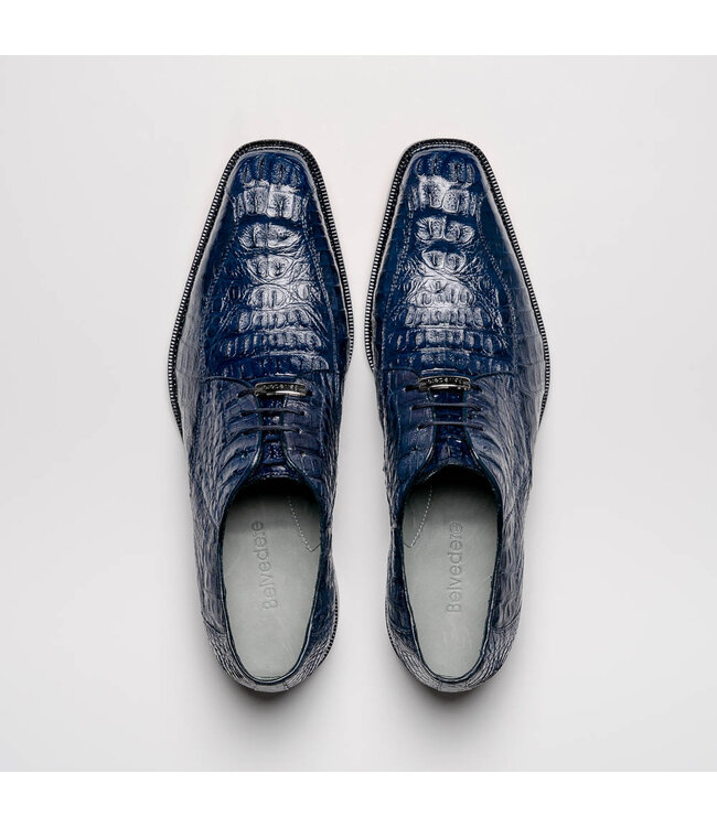 Belvedere Belvedere Genuine Alligator Shoes Chapo - Black