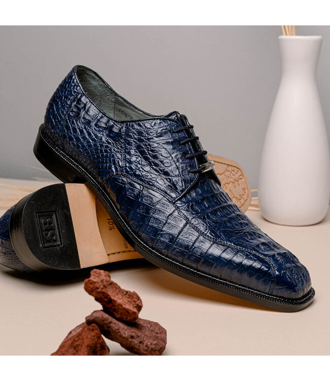 Belvedere Belvedere Genuine Alligator Shoes Chapo - Black