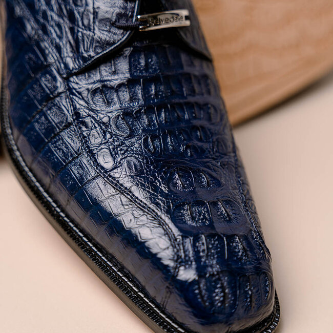 Belvedere Genuine Alligator Shoes Chapo - Black