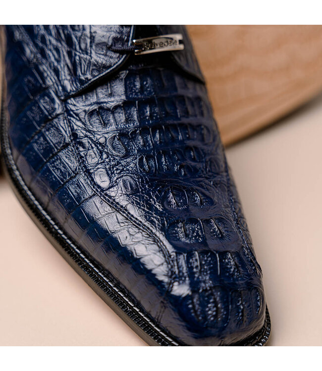 Belvedere Belvedere Genuine Alligator Shoes Chapo - Black