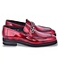Corrente "C0001204- 7249" loafer with silver buckle - Burgundy Rogan