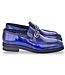 Corrente "C0001204- 7249" loafer with silver buckle - Blue-Rogan