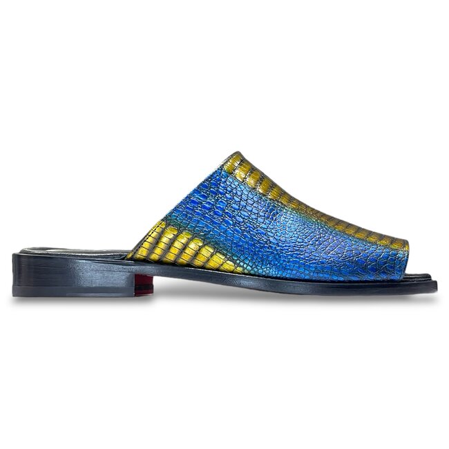 Emilio Franco sandal shoes Genuine Calf-Skin Snake/Print/