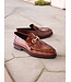 Corrente "C0001204- 7249" loafer with silver buckle - Brown-Rogan