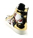FI-2421 White High Top Sneaker Encore by Fiesso