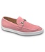 Carrucci Suede Slip-On Silver Horsebit Buckle Sneaker Pink