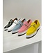 Carrucci Suede Slip-On Silver Horsebit Buckle Sneaker Pink