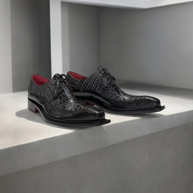 Fennix Finley Men's Shoes Calf /Alligator Exotic Oxford "finley"