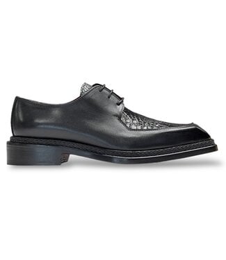 Fennix Fennix Genuine Alligator Square Split-Toe Shoe ''MARCUS"