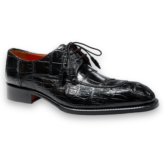 Fennix “Benjamin” Genuine Alligator Shoes Black