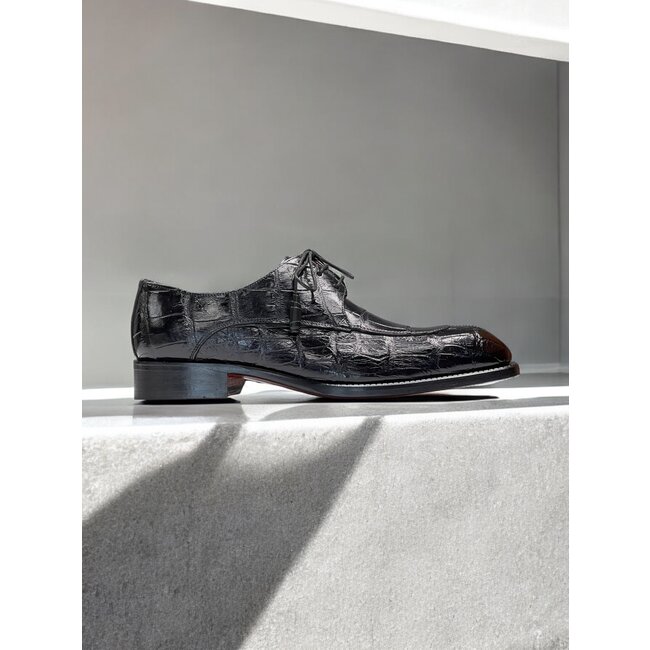 Fennix “Benjamin” Genuine Alligator Shoes Black