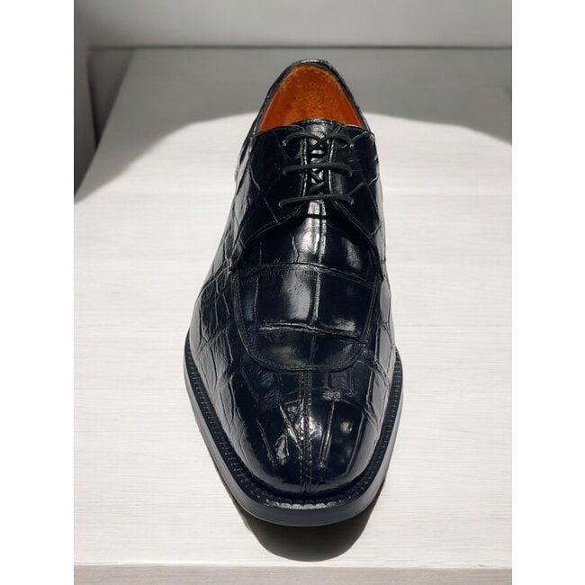 Fennix “Benjamin” Genuine Alligator Shoes Black