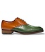Emilio Franco EMILIO FRANCO "ARISTIDE" MEN'S SHOES GREEN/BROWN CALF-SKIN LEATHER OXFORDS