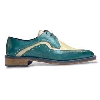 Emilio Franco Emilio Franco Combination Calf-Skin Leather Derby Oxfords (EF674)