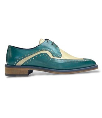 Emilio Franco Emilio Franco Combination Calf-Skin Leather Derby Oxfords (EF674)