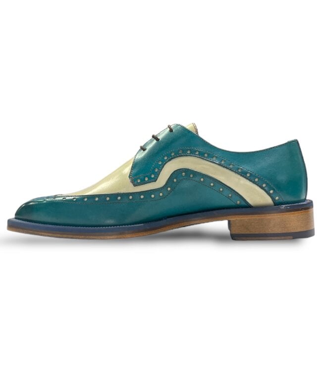 Emilio Franco Emilio Franco Combination Calf-Skin Leather Derby Oxfords (EF674)