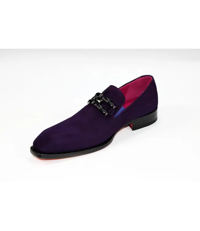Emilio Franco Emilio Franco Francesco Men's Shoes Suede Leather Loafers