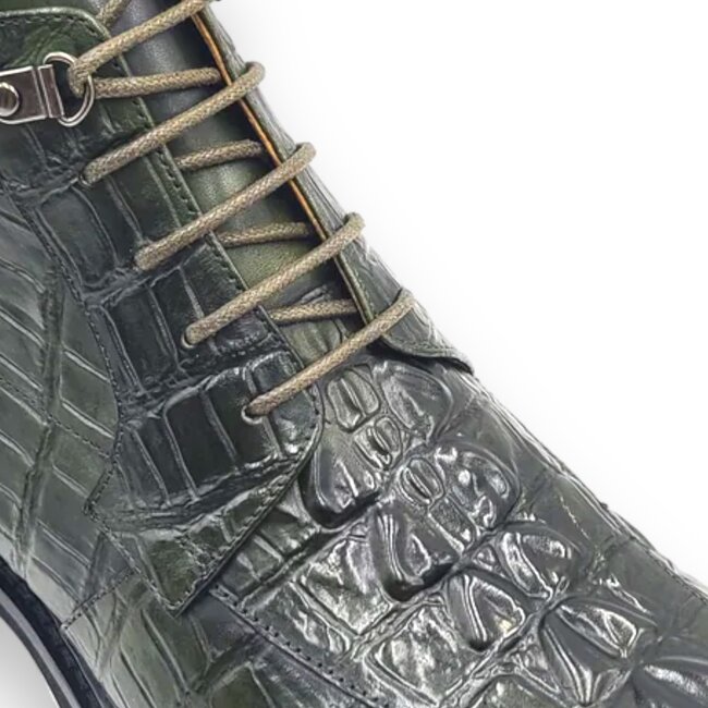 Carrucci "Embossed" Alligator Brogue Boot