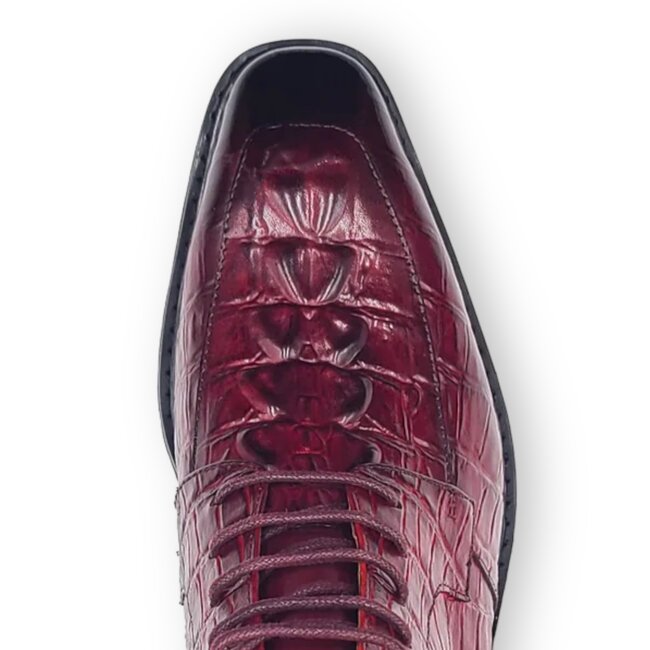 Carrucci "Embossed" Alligator Brogue Boot