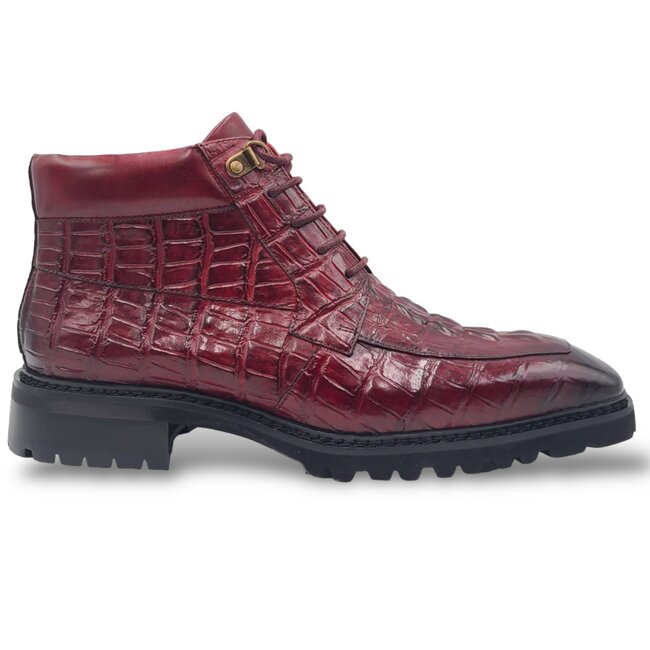 Carrucci "Embossed" Alligator Brogue Boot