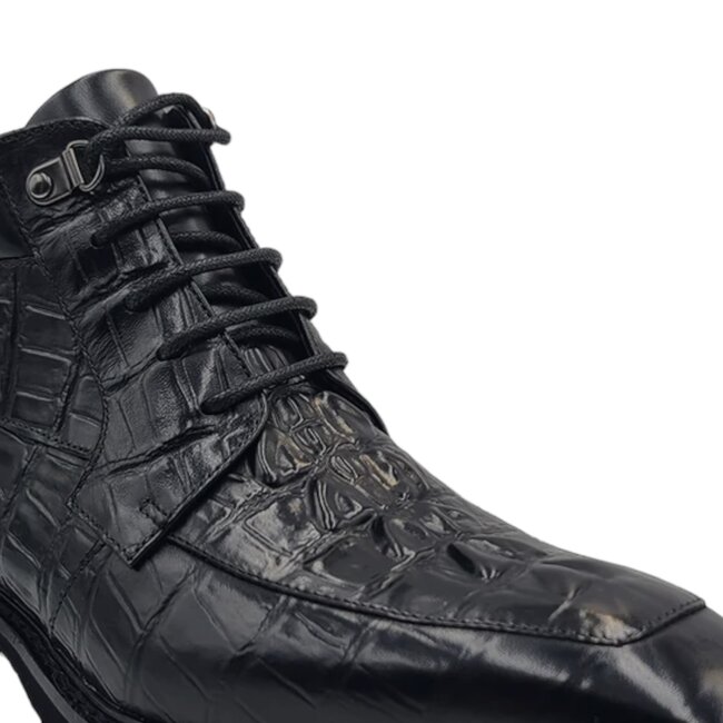 Carrucci "Embossed" Alligator Brogue Boot