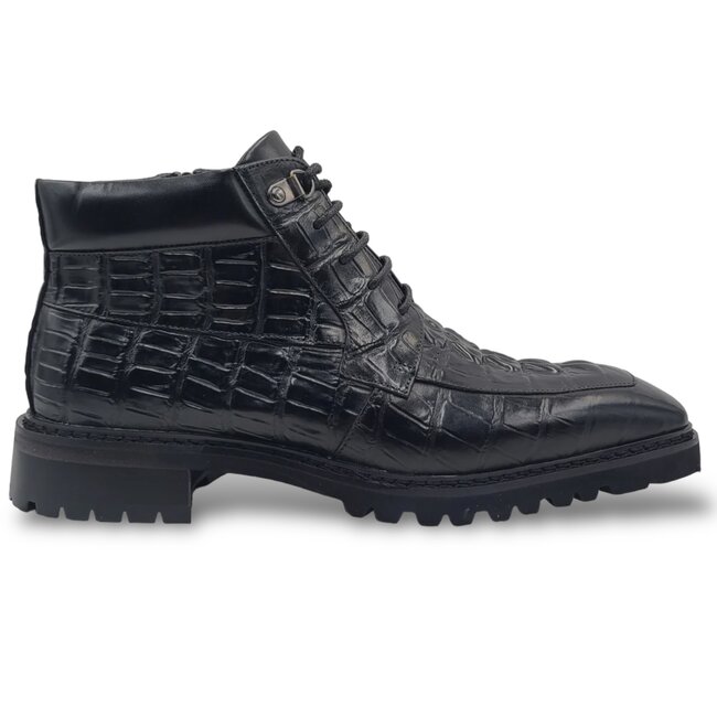 Carrucci "Embossed" Alligator Brogue Boot