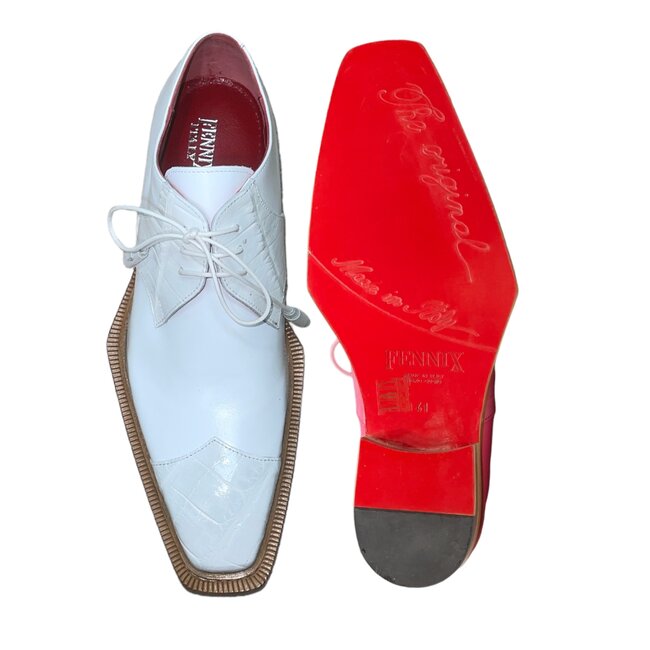 Fennix "Landon" Alligator & Calf-Leather Shoes