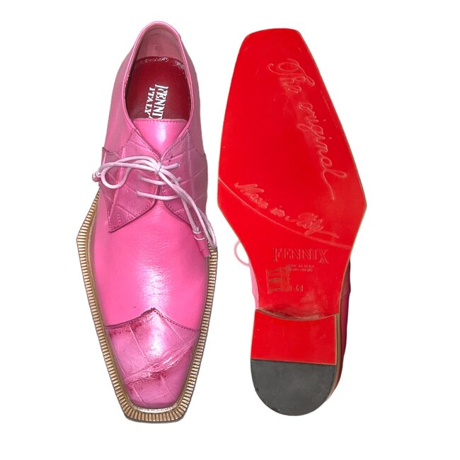 Fennix Fennix Landon Alligator & Calf-Leather Shoes