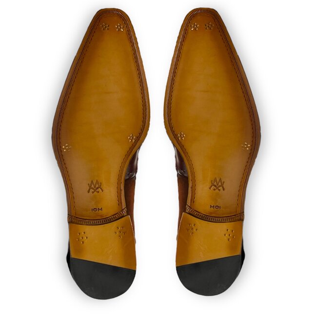 mezlan  Men's dress Shoe "Colomer"  (21341) Cognac-Rust