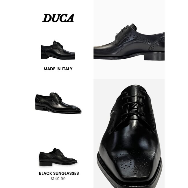 duca Men's Shoe "Spada" Genuine Calf-Leather